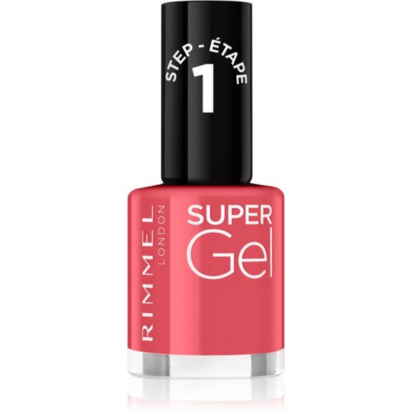Rimmel Rimmel Super Gel гел лак за нокти без използване на UV/LED лампа цвят 032 Cocktail Passion 12 мл.