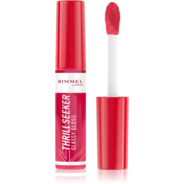 Rimmel Rimmel Thrill Seeker Glassy Gloss блясък за устни за по-голям обем цвят 350 Pink to the Berry 10 мл.