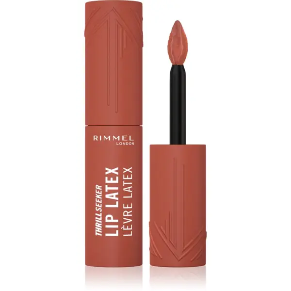 Rimmel Rimmel Thrill Seeker Lip Latex течно червило цвят 250 Honey Bun 6 мл.