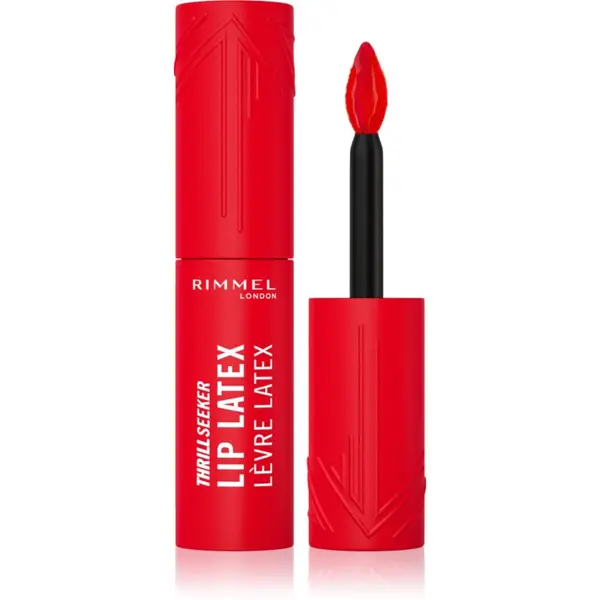 Rimmel Rimmel Thrill Seeker Lip Latex течно червило цвят 350 Spicy 6 мл.