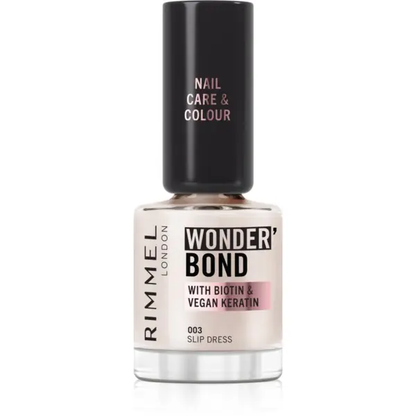 Rimmel Rimmel Wonder'Bond лак за нокти цвят 003 Slip Dress 12 мл.