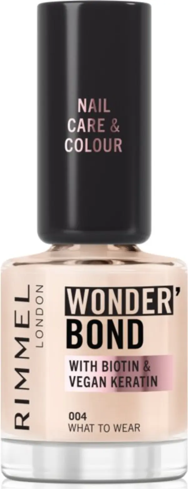 Rimmel Rimmel Wonder'Bond лак за нокти цвят 004 What to Wear 12 мл.