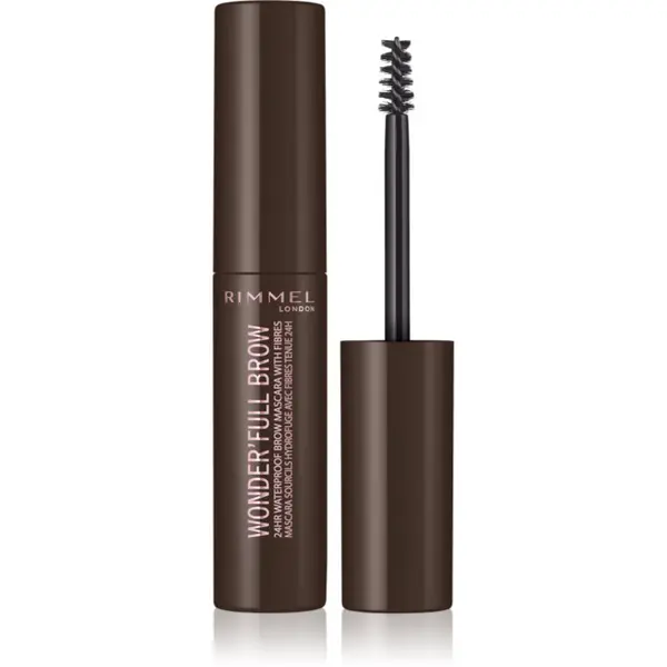 Rimmel Rimmel Wonder'Full Brow спирала за вежди водоустойчив цвят 003 Dark 4.5 мл.
