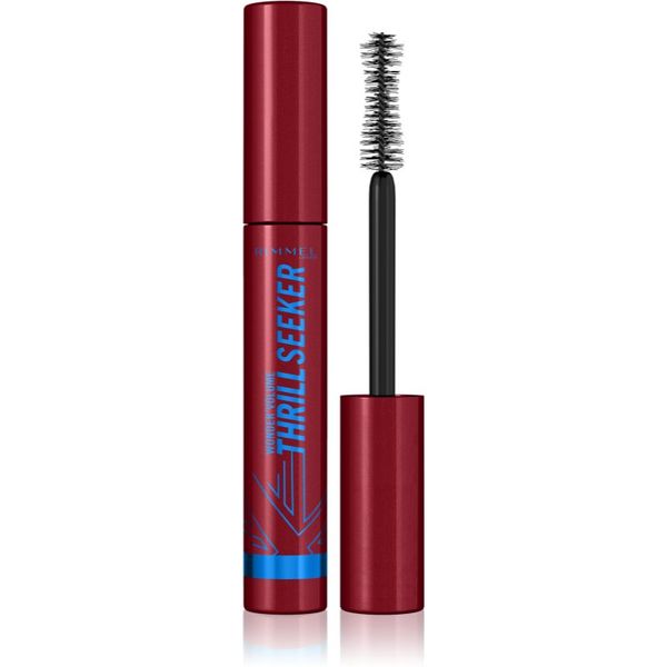 Rimmel Rimmel WonderVolume Thrill Seeker водоустойчива спирала за обем и извиване на мигли цвят Black 8 мл.