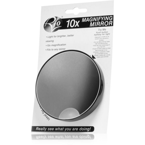 RIO RIO 10x Magnifying Mirror увеличително огледало с вакуум лепки 1 бр.
