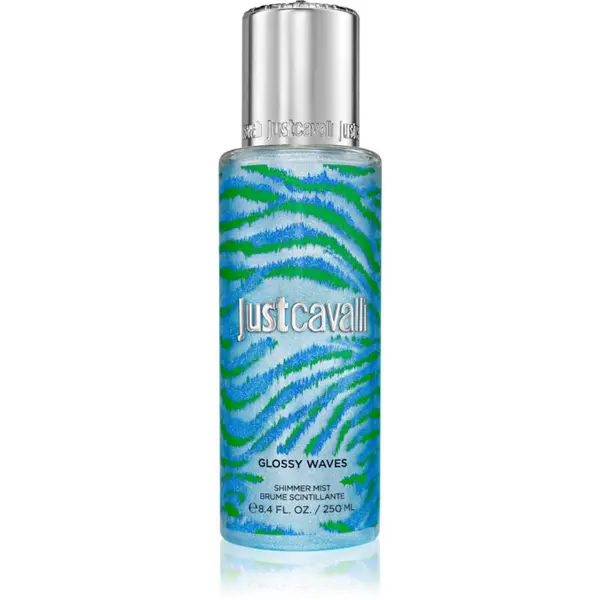 Roberto Cavalli Roberto Cavalli Just Cavalli Glossy Waves освежаваща мъгла за тяло за жени 250 мл.