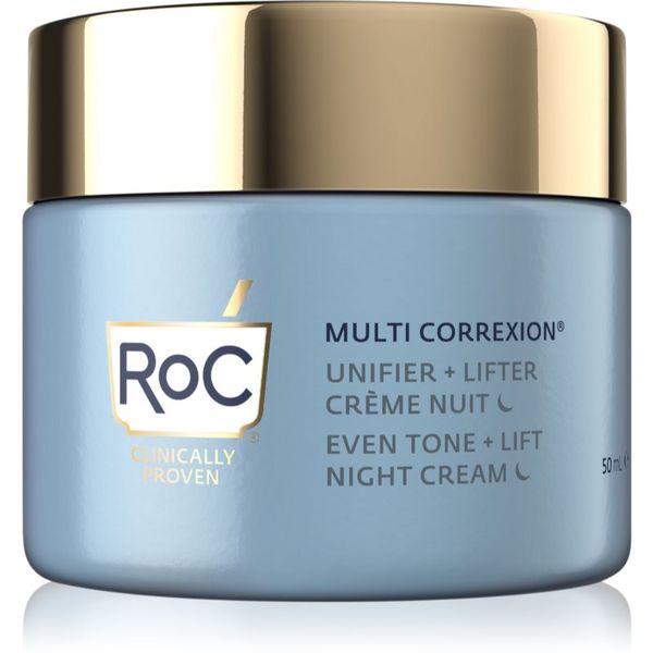 RoC RoC Multi Correxion Even Tone + Lift озаряващ нощен крем да уеднакви цвета на кожата 50 мл.