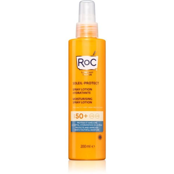 RoC RoC Soleil Protect Moisturising Spray Lotion слънцезащитен хидратиращ спрей SPF 50+ 200 мл.