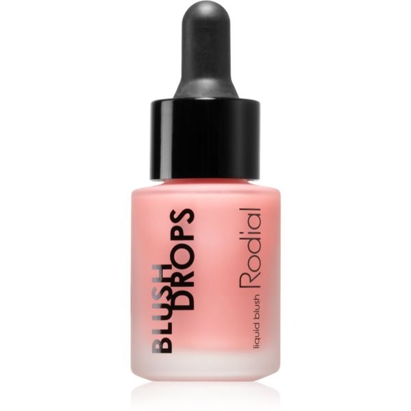 Rodial Rodial Blush Drops течен руж и блясък за устни придаващ хидратация и блясък цвят Frosted Pink 15 мл.