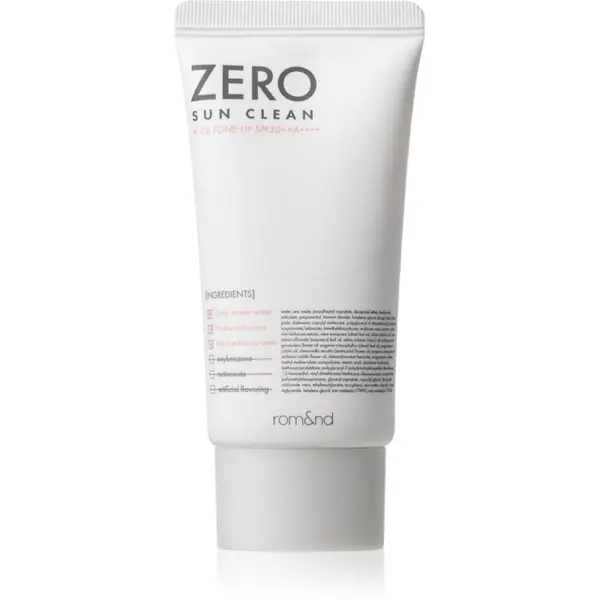 rom&nd rom&nd Zero Sun Clean лек тониращ крем с хидратиращ ефект SPF 50+ цвят 02 Tone Up 50 мл.