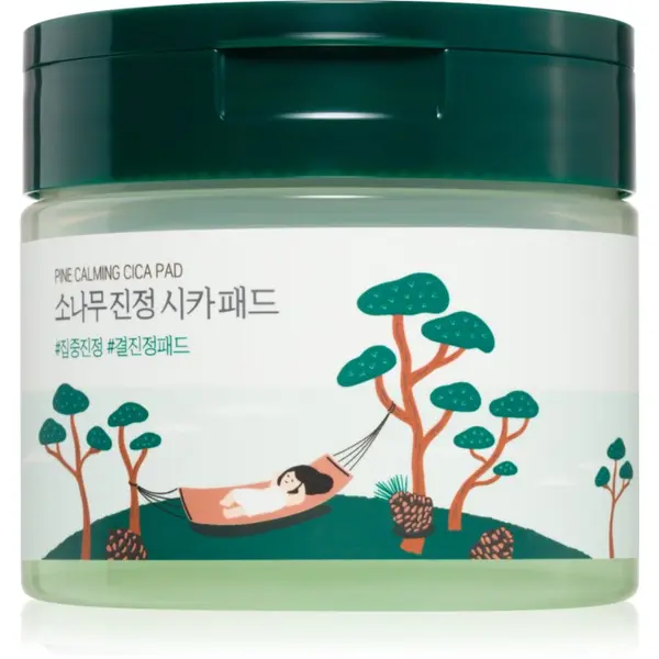 ROUND LAB ROUND LAB Pine Calming Cica Pad тонизиращи възглавнички за успокояване на кожата 50 бр.