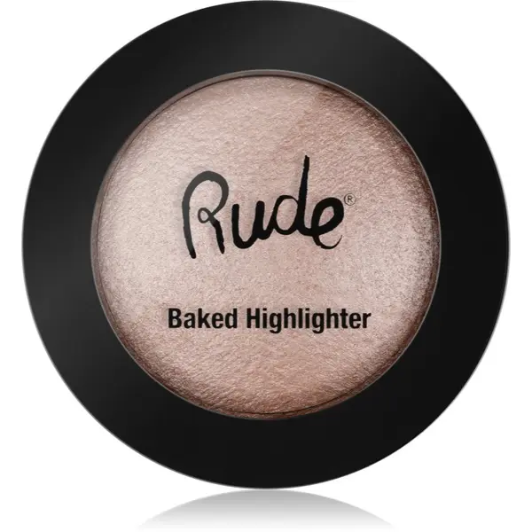 Rude Cosmetics Rude Cosmetics Baked Highlighter компактна озаряваща пудра цвят Flirtatious Behaviour 7 гр.