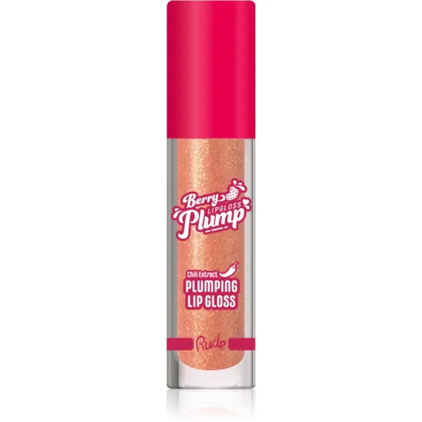 Rude Cosmetics Rude Cosmetics Berry Plump хидратиращ блясък за устни за обем цвят Fairy 4 гр.