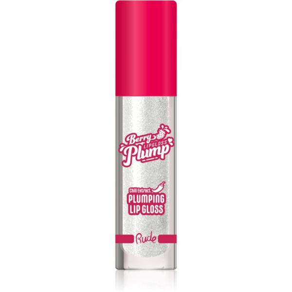 Rude Cosmetics Rude Cosmetics Berry Plump хидратиращ блясък за устни за обем цвят Pearl 4 гр.