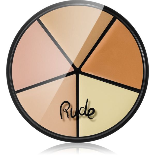 Rude Cosmetics Rude Cosmetics Fabulous Concealer Wheel палитра коректори цвят Light 7.5 гр.