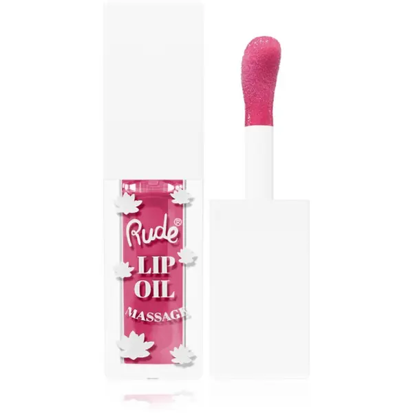 Rude Cosmetics Rude Cosmetics Lip Oil Massage масло от нар с хидратиращ ефект цвят Strawberry Sauna 4 мл.