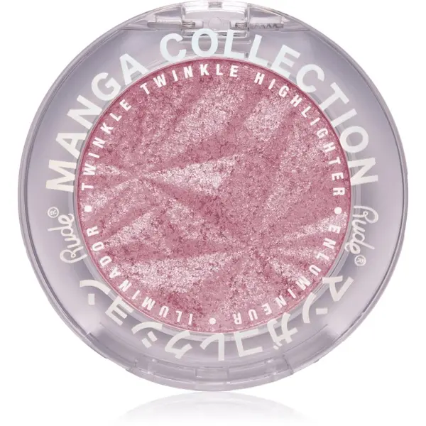 Rude Cosmetics Rude Cosmetics Manga Collection Twinkle Twinkle Highlighter компактна озаряваща пудра цвят Sawa-Chan's Heart 4 гр.