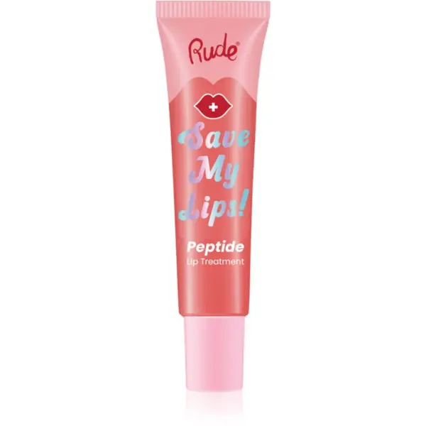 Rude Cosmetics Rude Cosmetics Save My Lips подхранващ и хидратиращ балсам за устни с пептиди цвят Watermelon 15 мл.