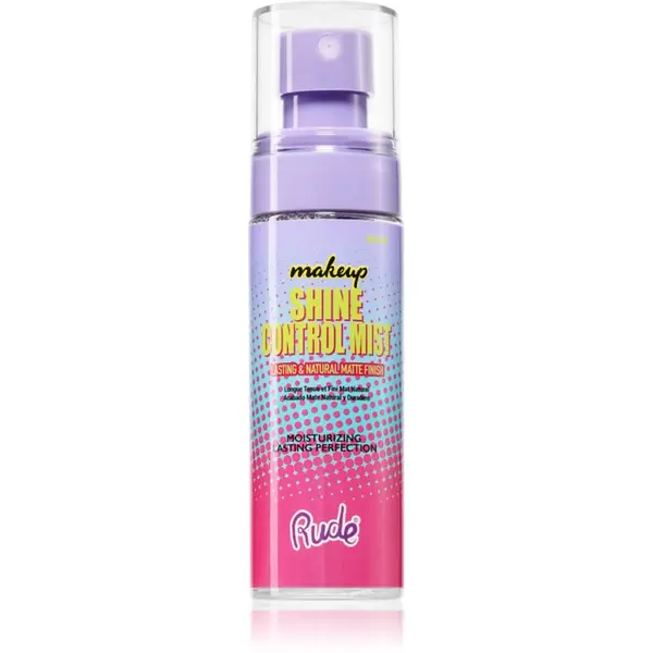 Rude Cosmetics Rude Cosmetics Shine Control Mist фиксиращ спрей за контрол на блясъка 60 мл.