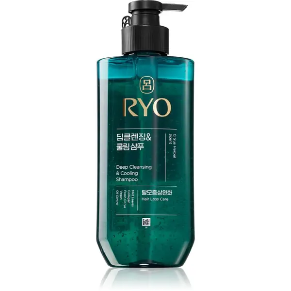 RYO RYO Deep Cleansing & Cooling Shampoo дълбоко почистващ шампоан с охлаждащ ефект 480 мл.