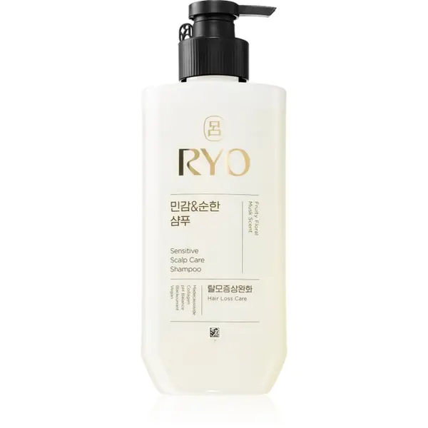 RYO RYO Sensitive Scalp Care Shampoo успокояващ шампоан за чувствителна кожа на скалпа 480 мл.