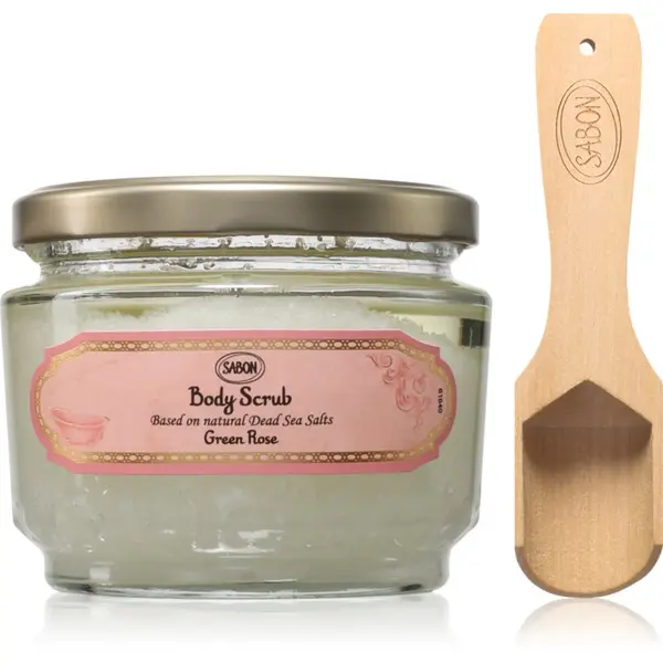 Sabon Sabon Medium Green Rose пилинг за тяло 320 гр.