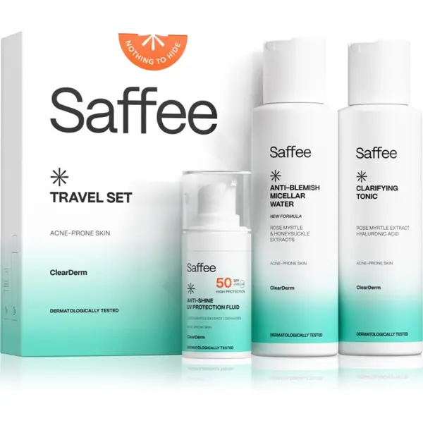 Saffee Saffee ClearDerm Travel Set комплект за пътуване