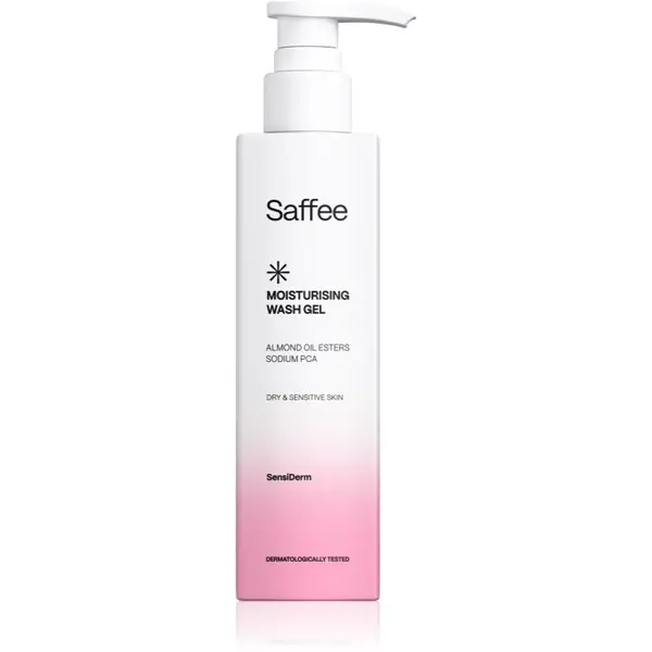Saffee Saffee SensiDerm Moisturising Wash Gel овлажняващ почистващ гел за суха до чувствителна кожа 200 мл.