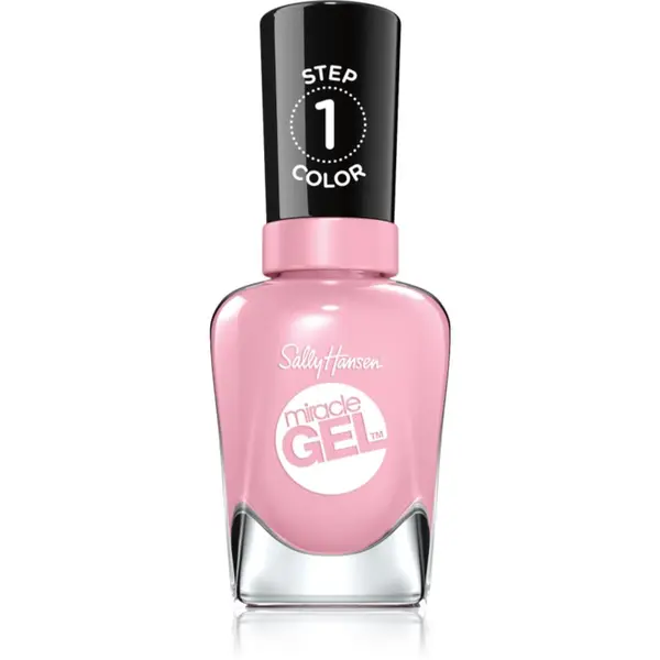 Sally Hansen Sally Hansen Miracle Gel™ гел лак за нокти без използване на UV/LED лампа цвят 160 Pinky Promise 14,7 мл.