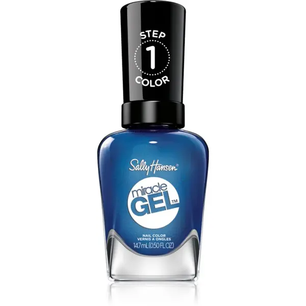 Sally Hansen Sally Hansen Miracle Gel™ гел лак за нокти без използване на UV/LED лампа цвят Blues Cruise 14,7 мл.