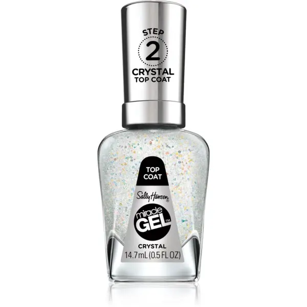 Sally Hansen Sally Hansen Miracle Gel™ гел лак за нокти без използване на UV/LED лампа цвят Crystal 14.7 мл.