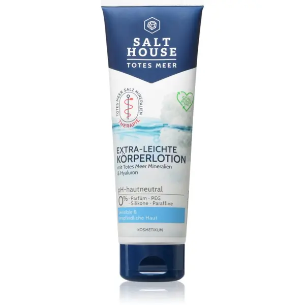 Salt House Salt House Dead Sea Light Body Milk тоалетно мляко за тяло за чувствителна кожа 250 мл.