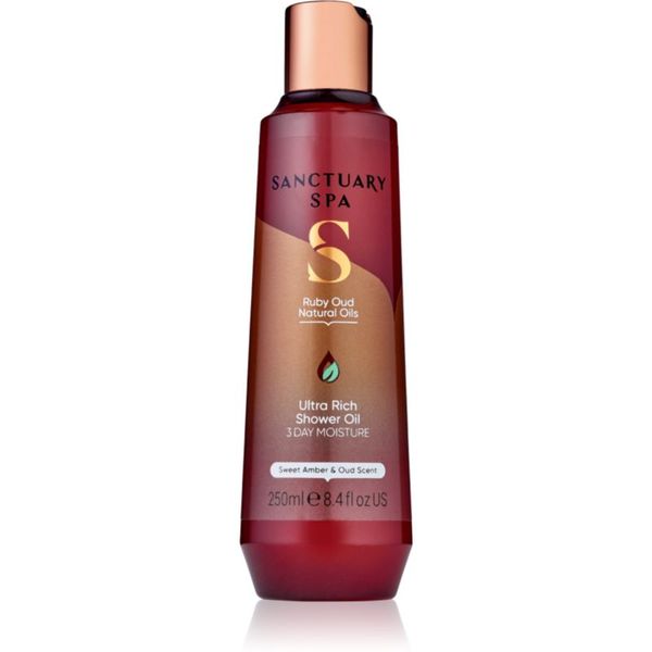Sanctuary Spa Sanctuary Spa Ruby Oud душ-масло с грижа за тялото с подхранващ ефект 250 мл.