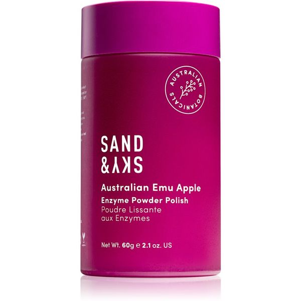 Sand & Sky Sand & Sky Australian Emu Apple Enzyme Powder Polish ензиматичен пилинг за освежаване и изглаждане на кожата 60 гр.