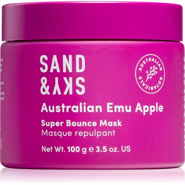 Sand & Sky Sand & Sky Australian Emu Apple Super Bounce Mask хидратираща и озаряващ маска за лице 100 гр.