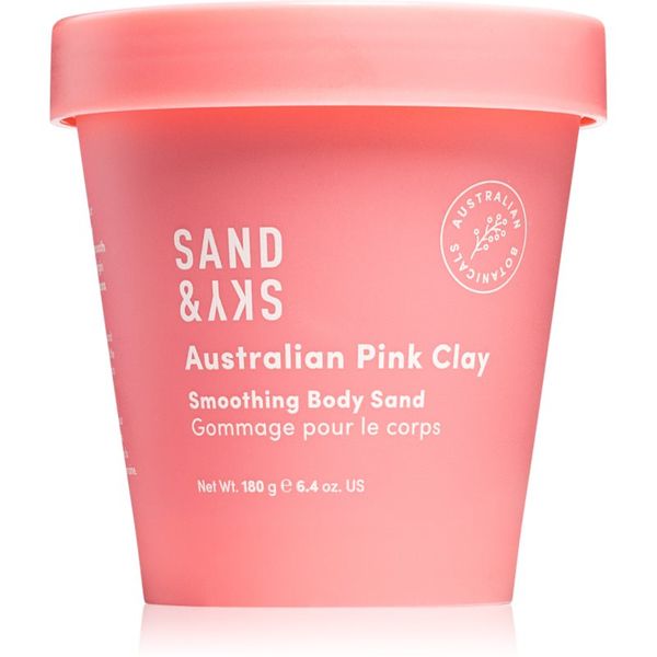 Sand & Sky Sand & Sky Australian Pink Clay Smoothing Body Sand озаряващ пилинг за тяло 180 гр.