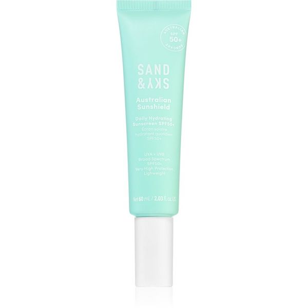 Sand & Sky Sand & Sky Australian Sunshield Daily Hydrating Sunscreen SPF50+ лек защитен крем за лице SPF 50+ 60 мл.