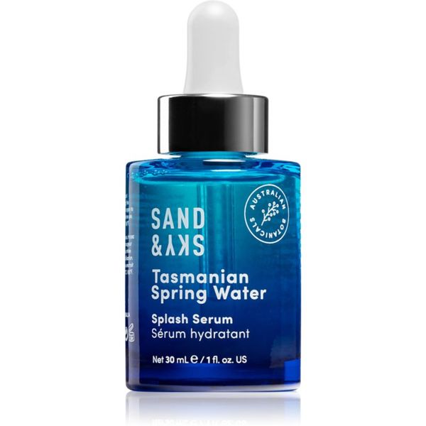 Sand & Sky Sand & Sky Tasmanian Spring Water Splash Serum интензивен хидратиращ серум за лице 30 мл.