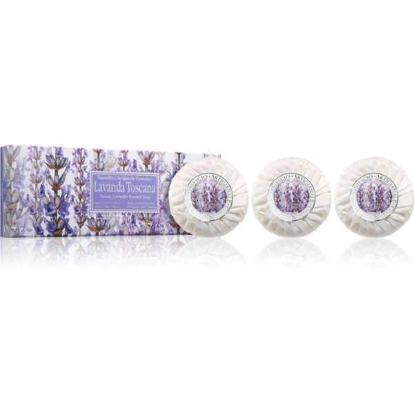 Saponificio Artigianale Fiorentino Saponificio Artigianale Fiorentino Tuscan Lavender Set комплект твърди сапуни