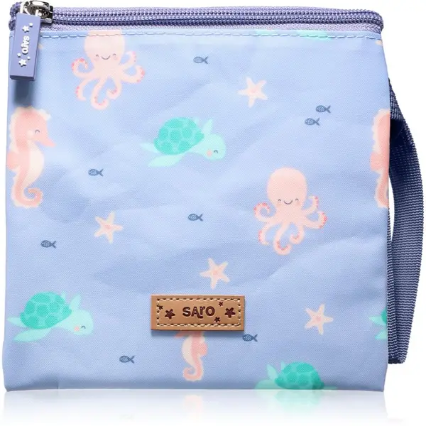 Saro Baby Saro Baby Sandwich Bag торбичка за закуска Blue 17,5x17,5 cm 1 бр.