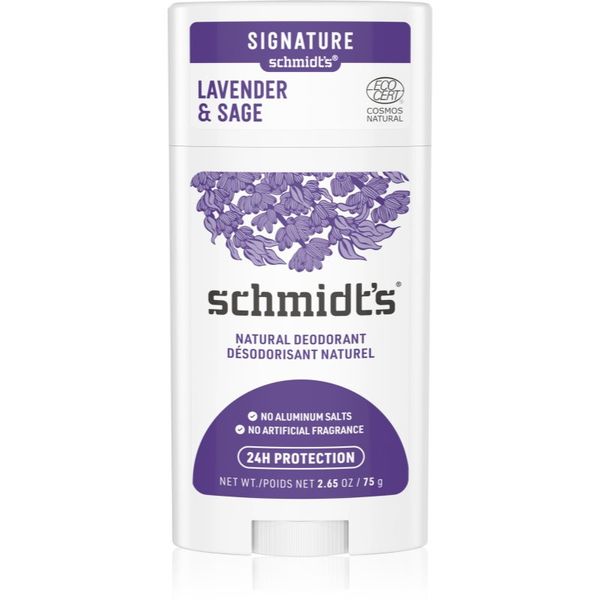 Schmidt's Schmidt's Lavender & Sage дезодорант стик 75 гр.