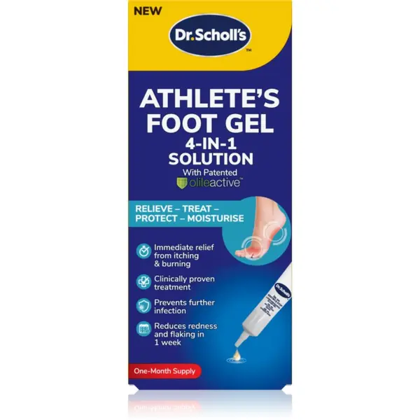 Scholl Scholl Dr. Scholl's Athlete's Foot Gel успокояващ гел за ходила 1 бр.