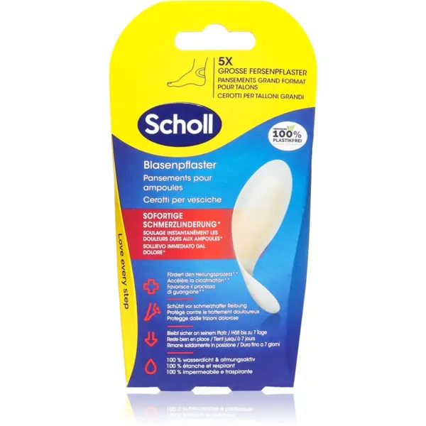 Scholl Scholl Dr. Scholl's Blister Plasters водоустойчива лепенка за мехури на петите 5 бр.