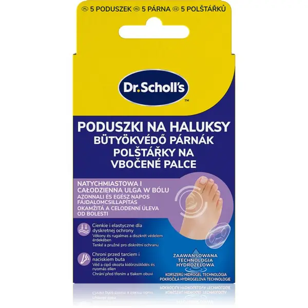 Scholl Scholl Dr. Scholl's Bunion Cushions предпазна възглавничка за крив палец 5 бр.