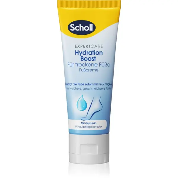 Scholl Scholl Foot Cream Hydration Boost дълбоко хидратиращ крем за ходила 75 мл.