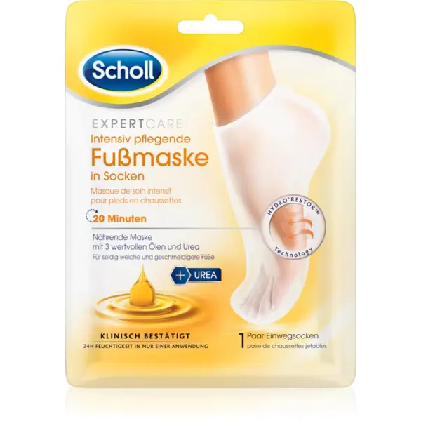 Scholl Scholl Pedimask™ Urea интензивна маска за крака 1 чифт
