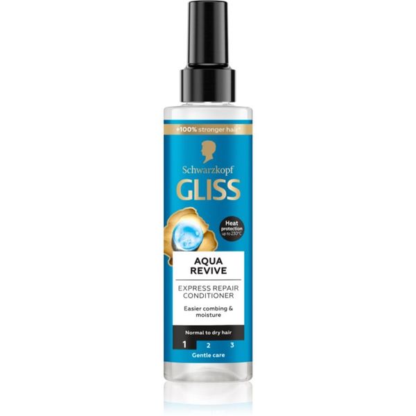 Schwarzkopf Schwarzkopf Gliss Aqua Revive балсам в спрей без отмиване за нормална към суха коса 200 мл.