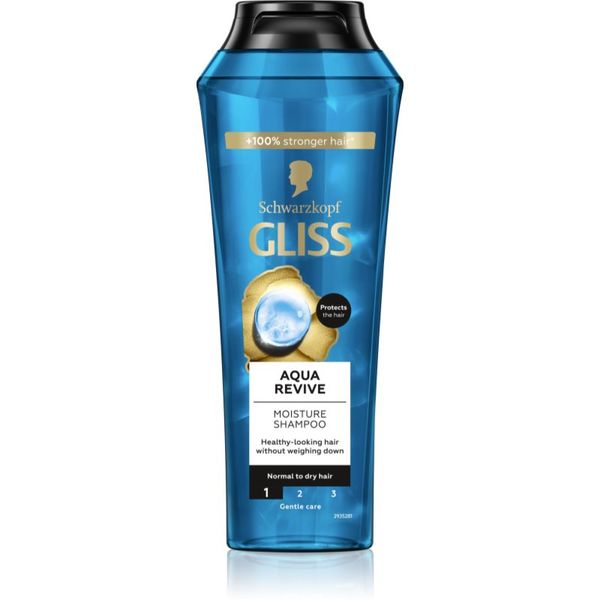 Schwarzkopf Schwarzkopf Gliss Aqua Revive шампоан за нормална към суха коса 250 мл.