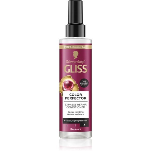 Schwarzkopf Schwarzkopf Gliss Color Perfector регенериращ балсам за боядисана коса и коса с кичури 200 мл.