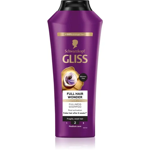Schwarzkopf Schwarzkopf Gliss Full Hair Wonder регенериращ шампоан за изтощена коса 400 мл.